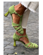 Brittany | Vintage Strap Heels